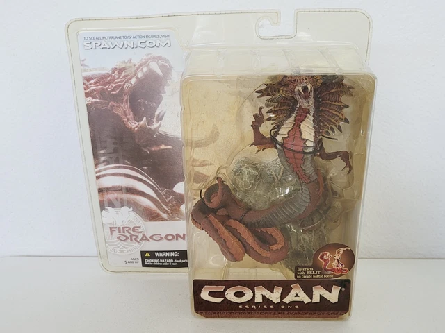 2004 McFarlane Toys Conan The Barbarian Series 1 Fire Dragon Action Figure New