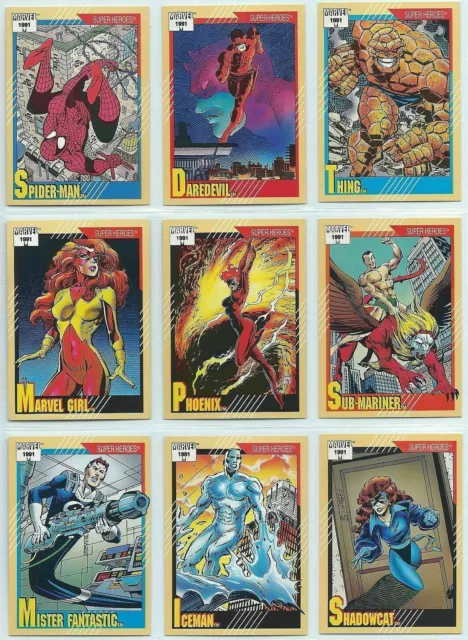 1991 Impel Marvel Universe Series 2 Complete Your Set Pick Your Cards VG/NM