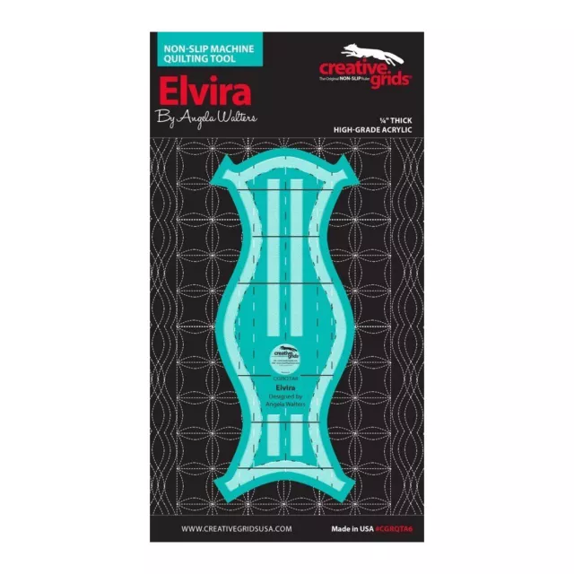 Creative Grids Non-Slip Machine Quilting Tool - Elvira By Angela Walters