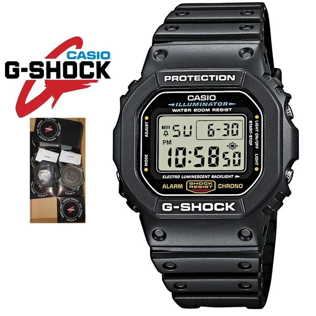 OROLOGIO CASIO G-SHOCK DW-5600E-1VER Cinturino in Resina Display ...