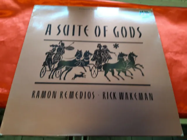 DISCO 33 giri -  Rick Wakeman - Ramon Remedios ‎– A Suite Of Gods  1989  . ITALY