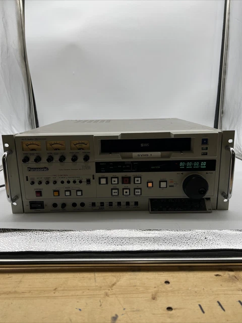 PANASONIC AG-7750 VIDEO CASSETTE RECORDER, VHS Appears To Not Reject, JL