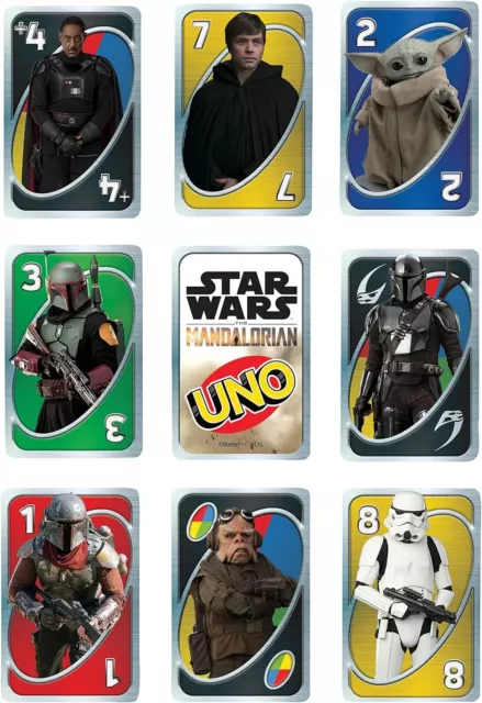 The Mandalorian Star Wars UNO Gioco di Carte da Collezione Edizione Speciale