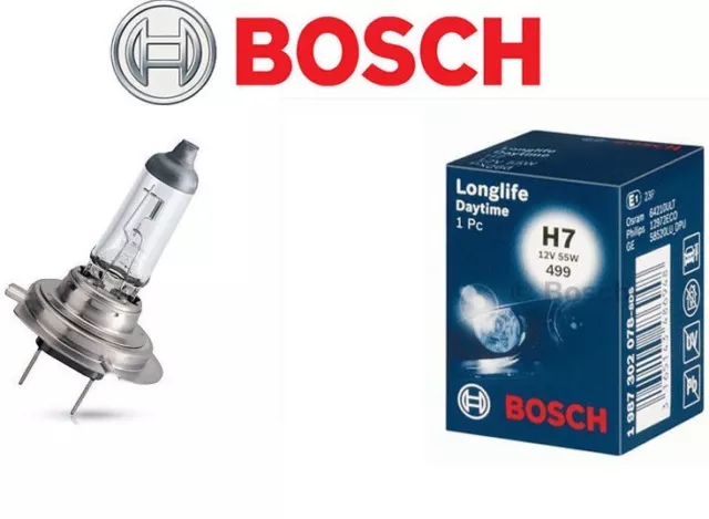 Lampara Halogena H7 Bosch 55w 12v Longlife Px26d 499