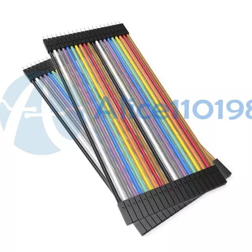 40 pièces pullables filaires Dupont 20 cm 2,54 mm mâle à femelle 1P-1P pour Arduino 3