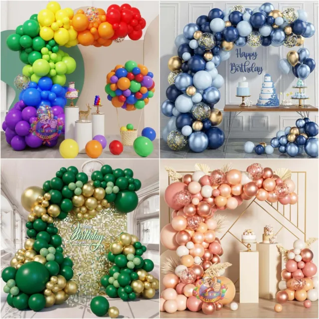 Balloon Arch Kit + Balloons Garland Birthday Wedding Party Baby Shower Decor UK