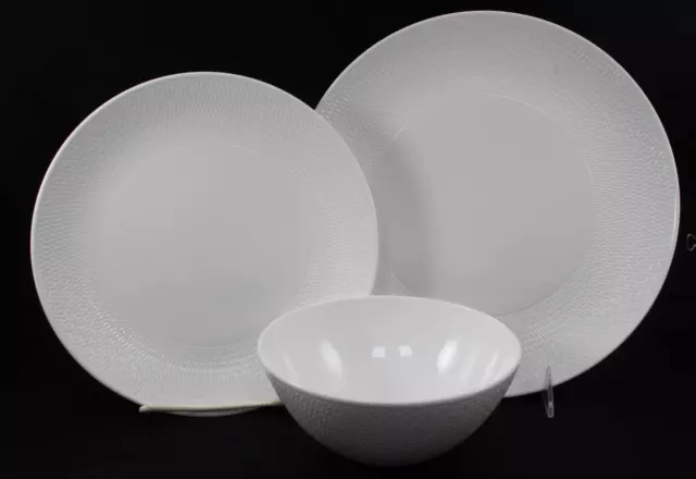 Wedgwood Gio Conjunto De Plato Ensalada Placa Y Tazón de Cereales