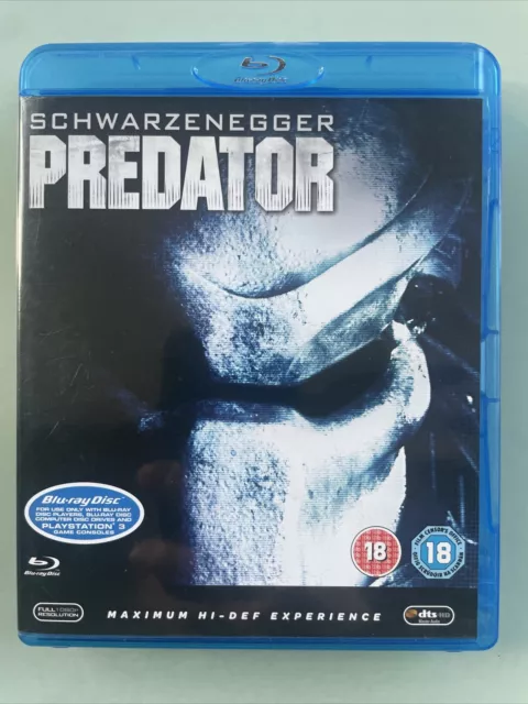 Predator (Blu-ray-2008, 1-Disc) Arnold Schwarzenegger Ff