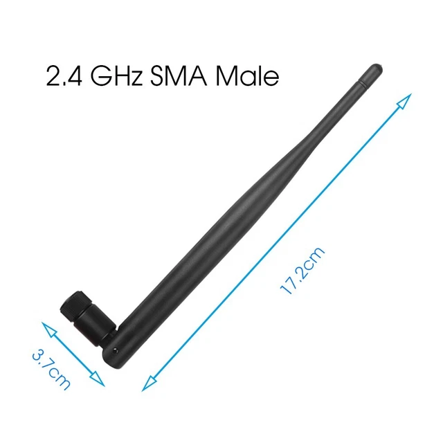 Augmenter la portée du signal avec antenne wifi masculine SMA 5dBi pour routeur