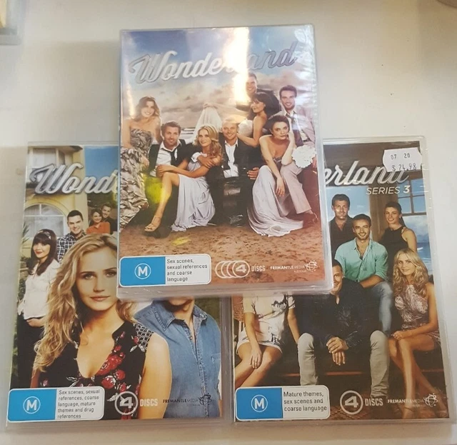 Wonderland The Complete Seasons 1 2 3 Collection Series RARE 12 DVD’s Region 4