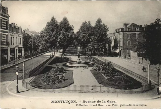 CPA Montlucon Avenue de la Gare (1155868)
