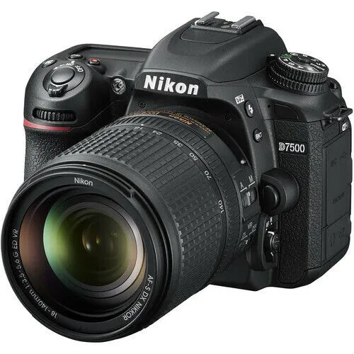 Nikon D7500 Digital SLR Camera 20.9 MP with 18-140mm VR AF-S DX Zoom Lens