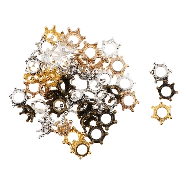 50 Stücke Krone Charms Modell Anhänger Charm Anhänger für DIY