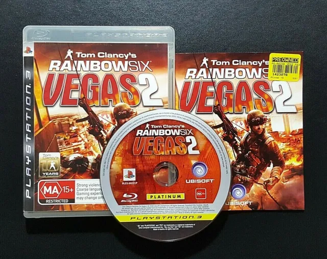 Tom Clancys Rainbow Six Vegas 2 (Sony PlayStation 3, 2008) PS3 Game - FREE POST