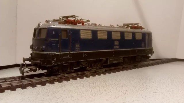 Märklin 3034 Elektrolokomotive blau AC H0 1 : 87 Zinkdruckguss DB Ep. III