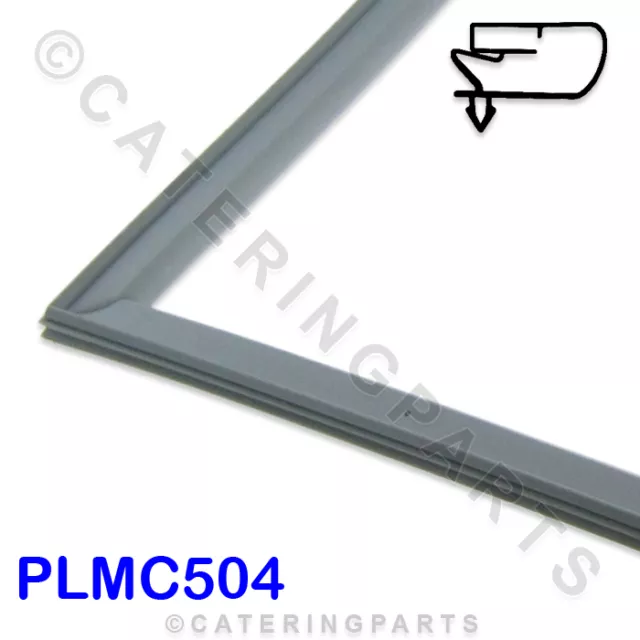 Plmc504 Inomak Refrigerated Counter Fridge / Freezer Door Gasket / Rubber Seals