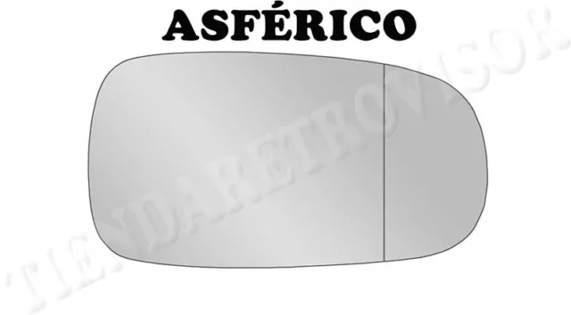 CRISTAL RETROVISOR PARA SAAB 93 2003- ASFERICO Derecho(Copiloto)