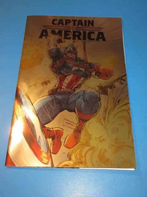 Captain America #1 Andrews Foil Variant NM Gem Wow