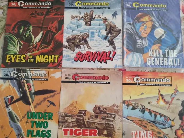 30 Commando Comics. 2201 To. 2397