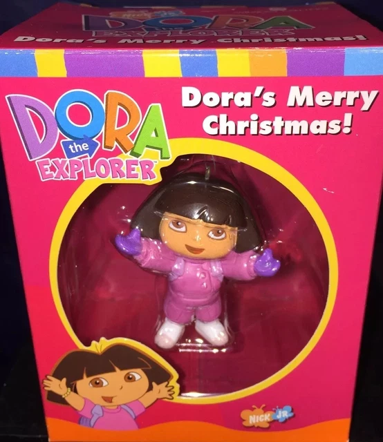 NEUF NICK JR. Dora l'exploratrice Dora joyeux ornement de Noël avec