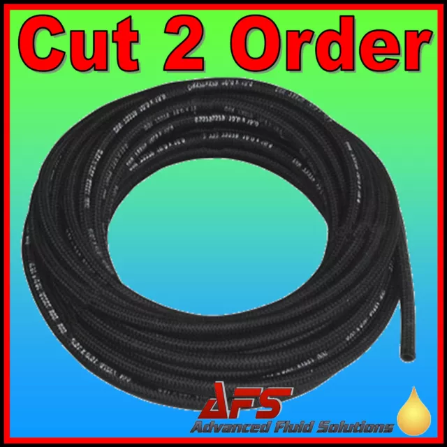 Cotton OVERBRAIDED Petrol Fuel Hose Line Diesel Oil Rubber Tubing Pipe DIN 73379