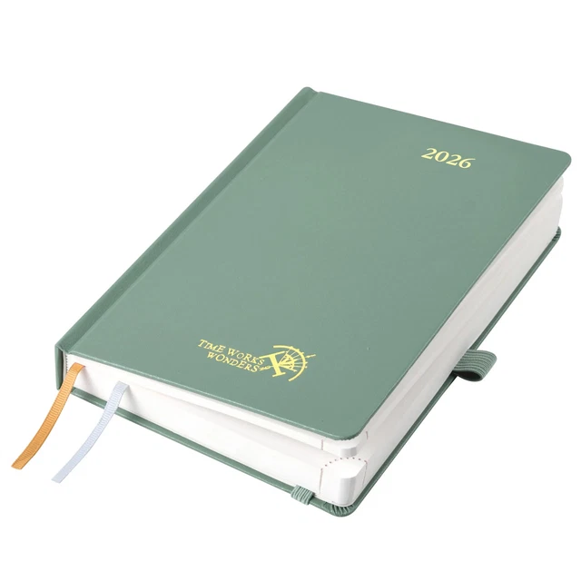 POPRUN 2026 DAILY Agenda One Page Per Day A5 Planner (5.75" x 8.5 ...