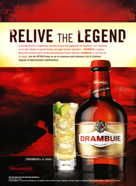 Drambuie Liqueur Ad #21 Rare 2008 Out Of Print