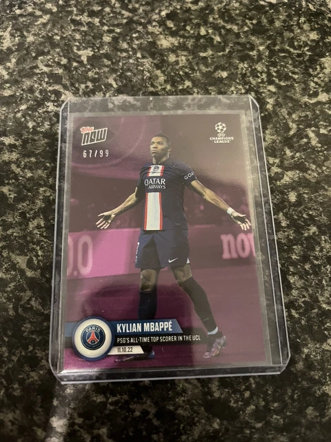 Kylian Mbappe /99 Topps Now