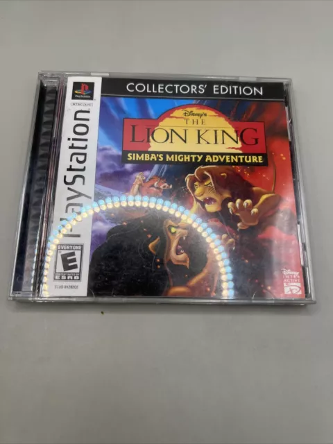 THE LION KING Simba's Mighty Adventure Collectors Edition - PS1 ...