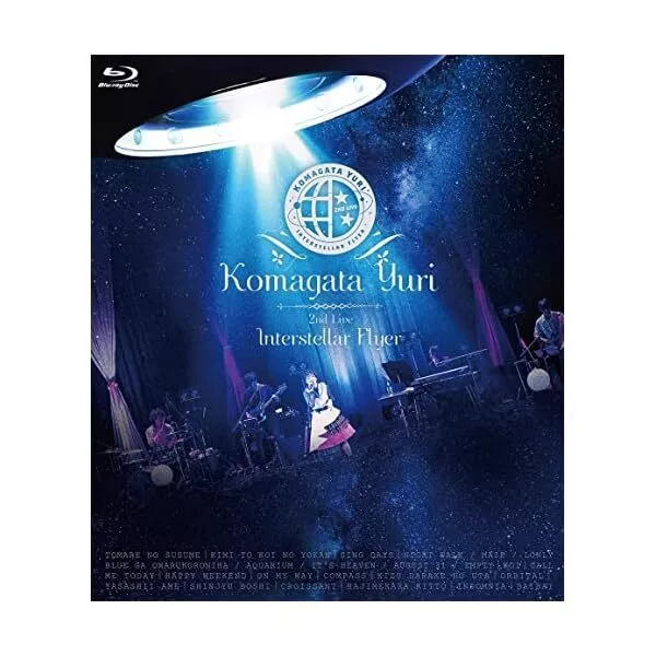 Komagata Yuri 2nd Live Interstellar Flyer Blu-ray JAPAN FS FS