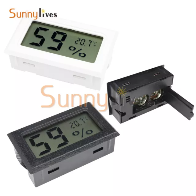 Mini Digital LCD Indoor Temperature Humidity Meter Thermometer Hygrometer K Type