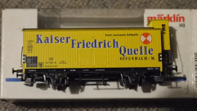 Märklin H0 4890 Kühlwagen "Kaiser Friedrich Quelle", AC, TOP mit OVP