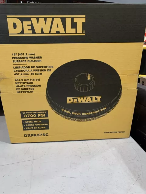DEWALT Surface Cleaner 18 in. for Gas Pressure Washers Rated up to 3700 PSI