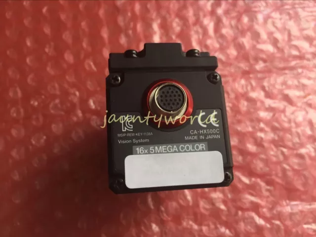 USED 1Pcs KEYENCE CA-HX500C High-speed Color Vision CCD Camera