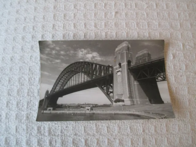 Vintage  Rp Postcard," Harbour Bridge Sydney ". G