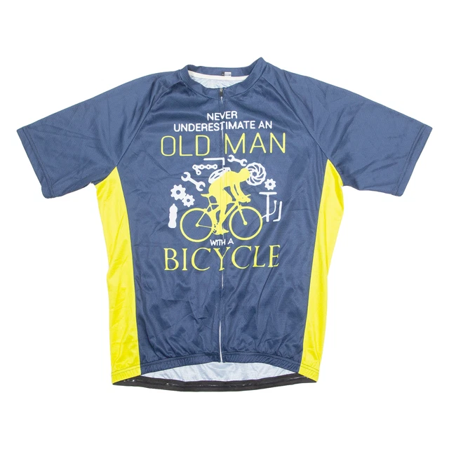 Maillot Cyclisme Homme Jaune 1/4 Zip – Taille XL Vintage Collection