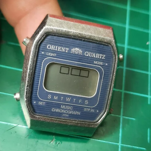 Iper Rare Orient LCD Chronograph Music Quartz Watch Japan Repair Spare Parts