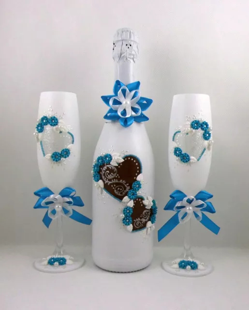 Champagne Hochzeitsgläser Idée Cadeau