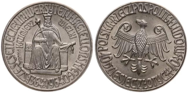 Polen - Poland 10 Zloty 1964 - Kasimir III. / PRÓBA Probe - KM# Pr101