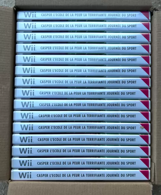 Shipping box x15 CASPER sur Nintendo wii NEUF sous blister version PAL