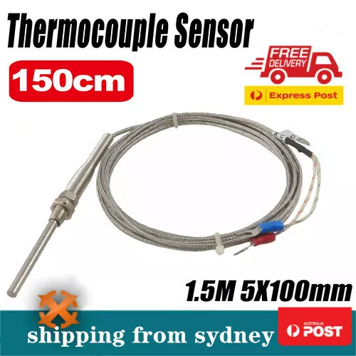 Universal EGT K Type Thermocouple Exhaust Probe High Temperature Sensors Threads