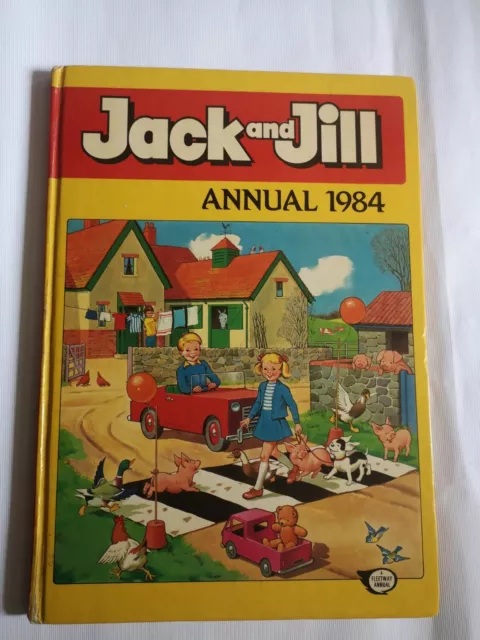 Vintage Jack And Jill Annual 1984 Fleetway book stories unclipped collectable