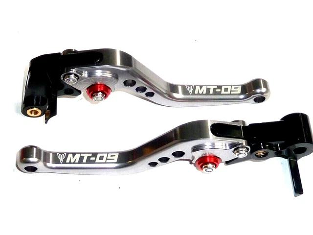 Fishbone Pattern Short Brake Clutch Lever Set Compatible With Yamaha Mt 09 Mt 09sp 2024 2025 Cnc Aluminum Alloy Made Orange - View #3