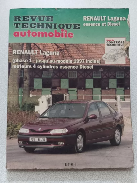 Rta Revue Technique Automobile Renault Laguna Essence Diesel 1997 4 Cylindres