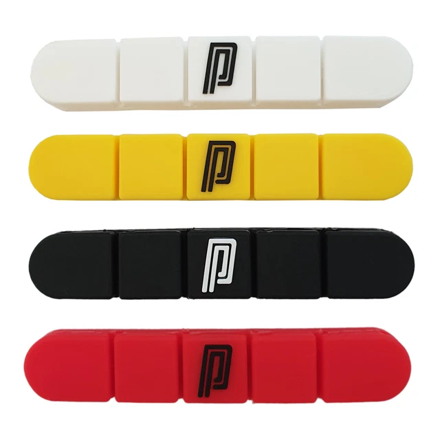 5 Tennis-Stoßdämpfer Aus Silikon: Vibrationsdämpfer Für Schläger, Bunt, Smiley-Design