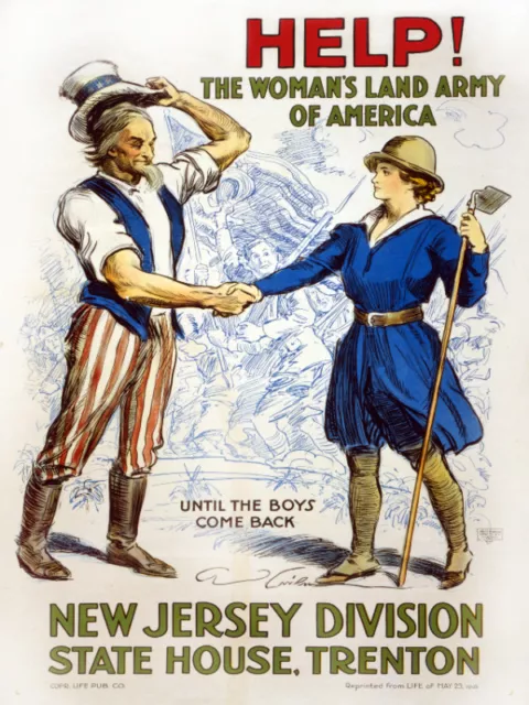 Vintage POSTER.Home wall.New Jersey Uncle Sam.Wall art interior Décor.1081