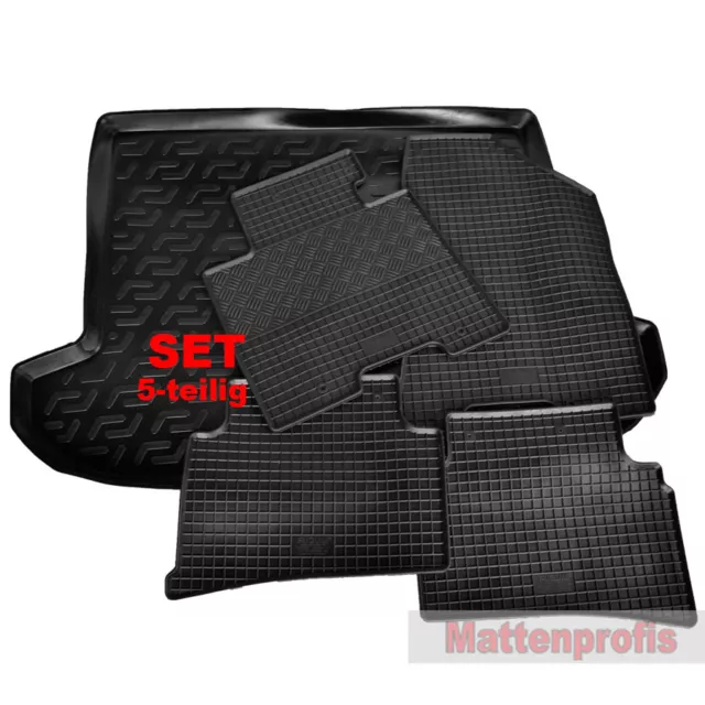 Gummimatten + PE Kofferraumwanne SET für Kia Sportage IV QL Bj.09/2015 -