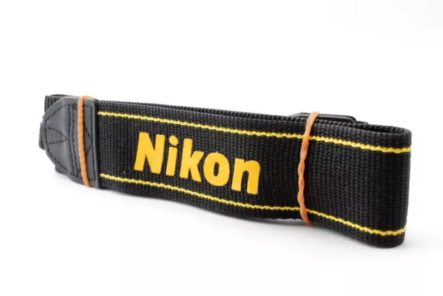 CORREA DE CUELLO DE CÁMARA NIKON genuina AN-DC1 Negra/Amarilla para DSLR/SLR