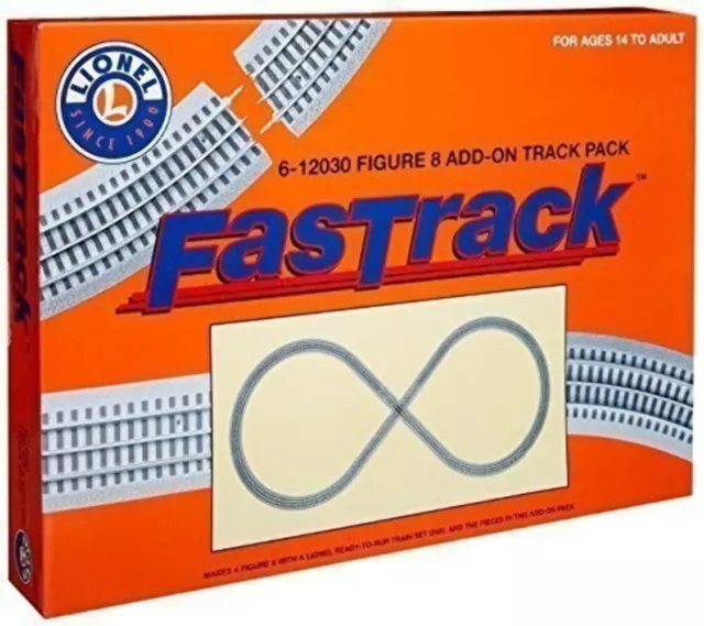 Lionel 12030 O Scale FasTrack Figure 8 Add-On Track Pack 3