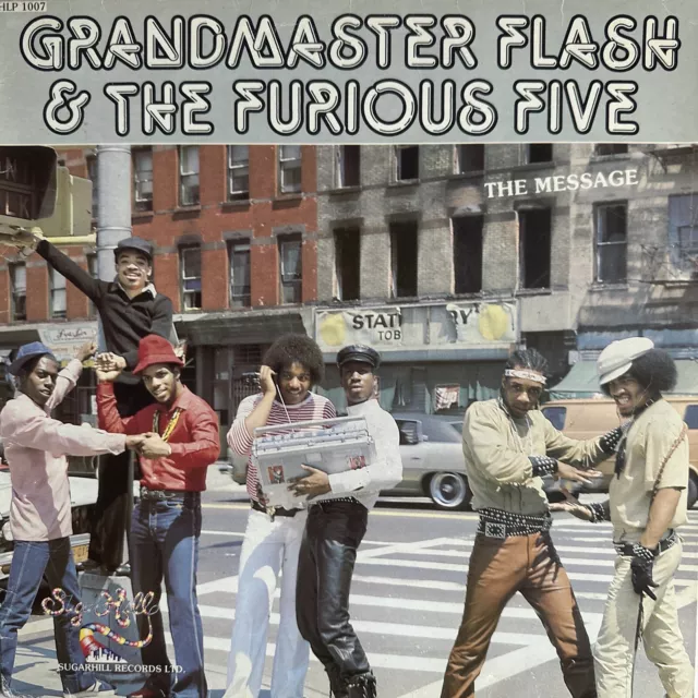 Grandmaster Flash And The Furious Five The Message Vinyl Lp Sugarhill Uk 1982 Ex